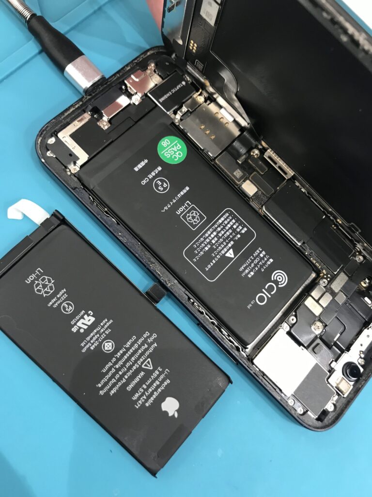 iPhone12mini　バッテリー　修理