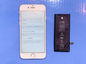 iPhoneSE バッテリー交換修理
