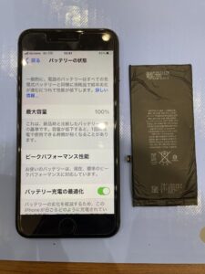 iPhone8Plus バッテリー交換修理
