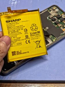AQUOS sense4Plus バッテリー交換