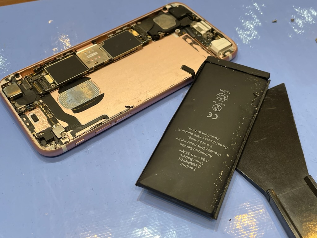 iPhone6s バッテリー交換修理